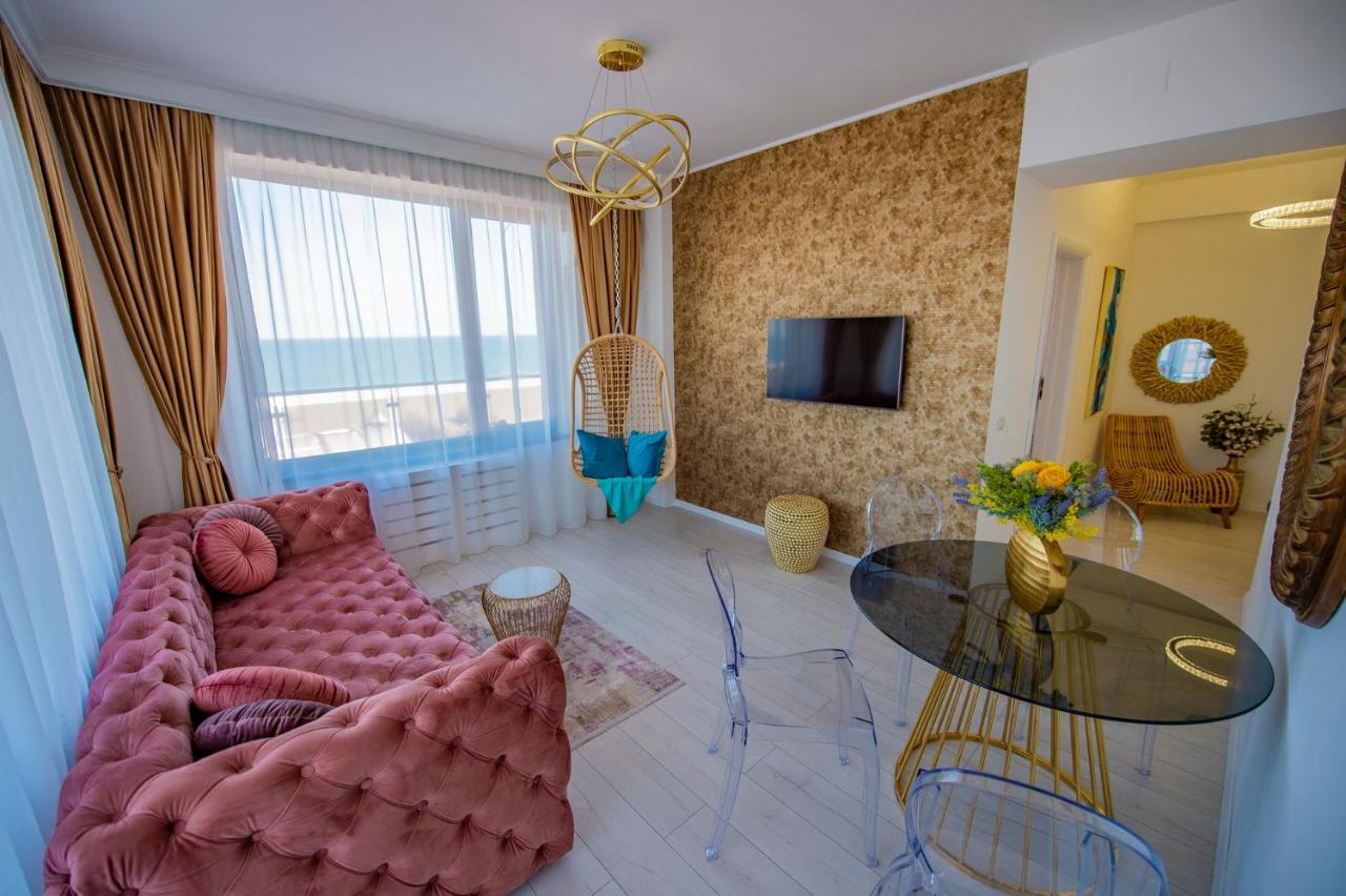 Ferienwohnung Summerland Luxury Velvet Front Sea View Mamaia Exterior foto